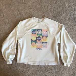 Grayson/Threads NASA Graphic Soft Lightweight Comfortable Sweatshirt Top